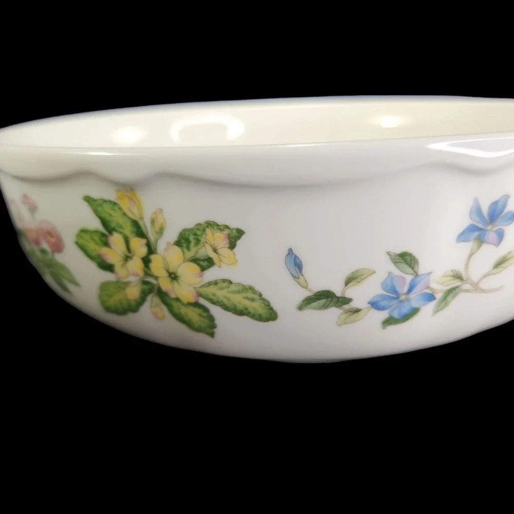 Noritake Casual Gourmet Garden Bowl Floral Lily Serving Salad Pasta Dining‎